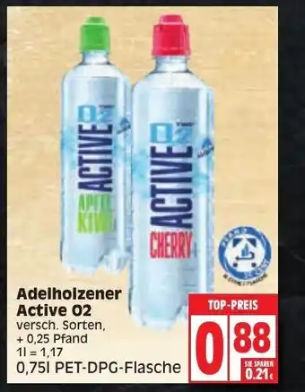 Edeka Adelholzener Active O2 0,75L Angebot