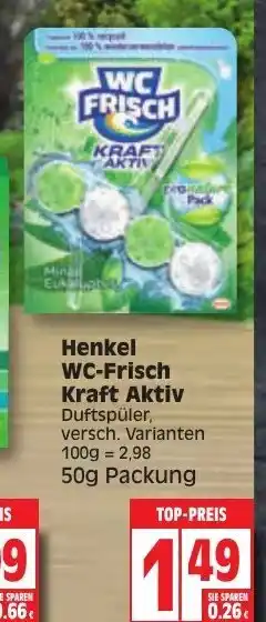 Edeka Henkel WC Frisch Kraft Aktiv 50g Angebot