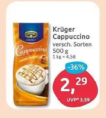 Budni Krüger cappuccino Angebot