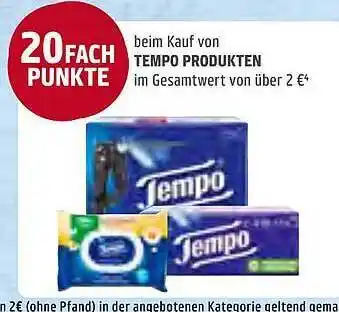 REWE Tempo produkten Angebot