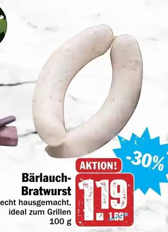 AEZ Bärlauch Bratwurst 100g Angebot