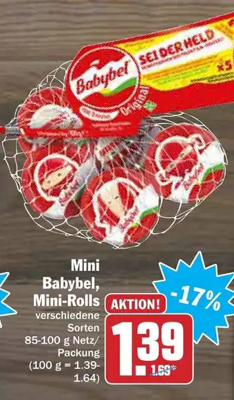 AEZ Mini Babybel, Mini Rolls 85-100g Angebot