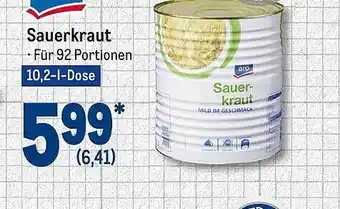 METRO Sauerkraut Angebot