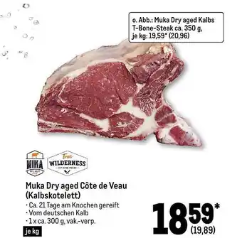 METRO Muka dry aged côte de veau (kalbskotelett) Angebot