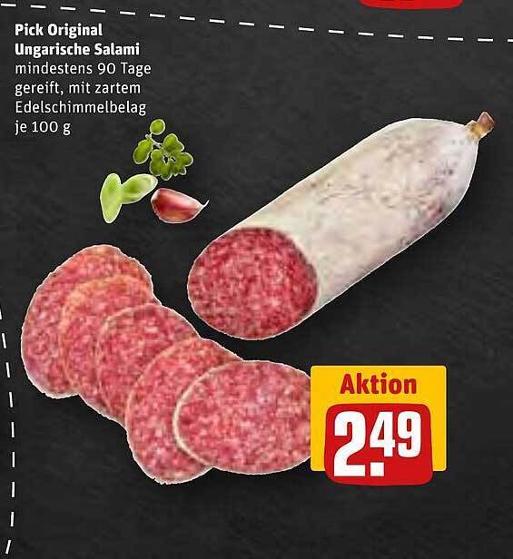 Pick original ungarische salami Angebot bei REWE