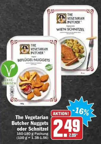 AEZ The Vegetarian Butcher Nuggets oder Schnitzel 160-180g Angebot