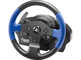 Saturn Thrustmaster t150 rs (inkl. 2-pedalset, ps4 / ps3 pc) kompatibel mit ps5-spielen, lenkrad, schwarz/blau Angebot