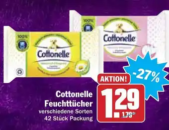 AEZ Cottonelle Feuchttücher 42 Stück Angebot