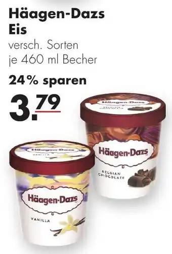 Handelshof Häagen Dazs Eis 460 ml Becher Angebot