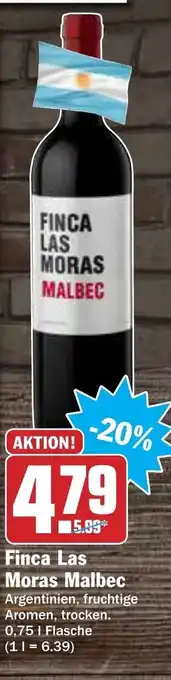 AEZ Finca Las Moras Malbec 0,75L Angebot