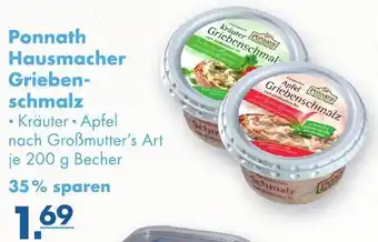 Handelshof Ponnath Hausmacher Griebenschmalz 200 g Becher Angebot