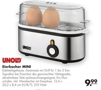 Handelshof Unold Eierkocher Mini Angebot