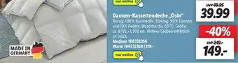 Lidl Irisette Daunen Kassettendecke ,,Oslo" Angebot