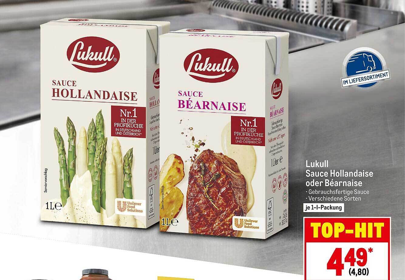 Lukull sauce hollandaise oder béarnaise Angebot bei METRO