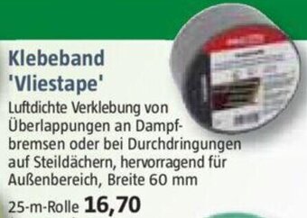 Bauhaus Klebeband Vliestape Angebot