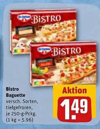 REWE Kaufpark Bistro baguette Angebot