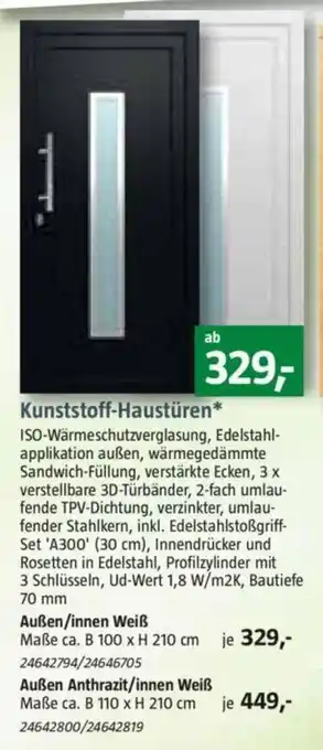 Bauhaus Kunststoff Haustüren Angebot