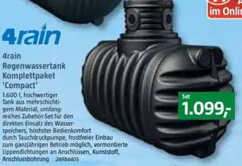 Bauhaus 4rain Regenwassertank Komplettpaket Compact Angebot