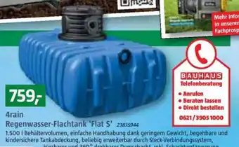 Bauhaus 4rain Regenwasser Flachtank Flat S Angebot