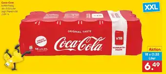 Netto Getränke Discount Coca-Cola 18x0,33 Liter Angebot