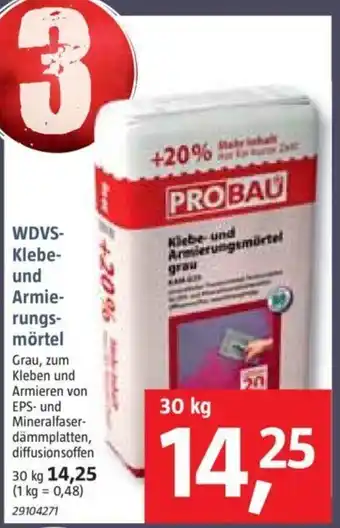 Bauhaus Probau WDVS Klebe und Armierungsmörtel 30 kg Angebot