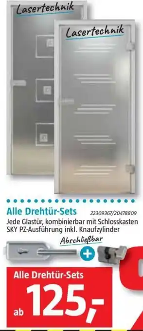 Bauhaus Alle Drehtür Sets Angebot