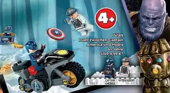 Lego 76189 duel zwischen captain america und hydra Angebot