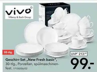 Schaffrath Vivo geschirr-set „new fresh basic” Angebot