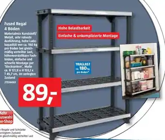 Bauhaus Fused Regal 4 Böden Angebot