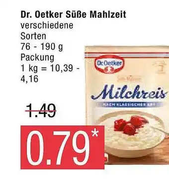 Marktkauf Dr. oetker süße mahlzeit Angebot