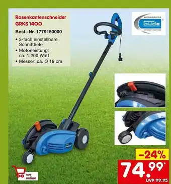 Netto Marken-Discount Rasenkantenschneider grks 1400 güde Angebot