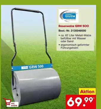 Netto Marken-Discount Rasenwalze grw 500 güde Angebot