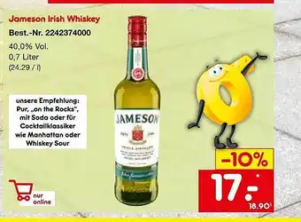 Netto Marken-Discount Jameson irish whiskey Angebot