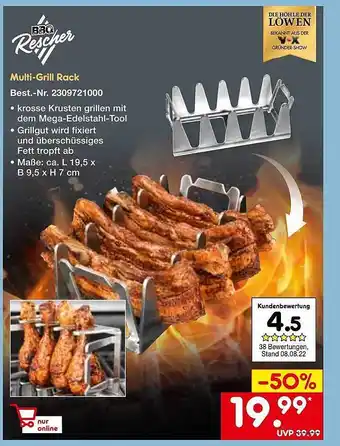 Netto Marken-Discount Multi-grill rack rescher Angebot