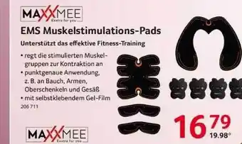 Selgros Ems muskelstimulations-pads maxxmee Angebot