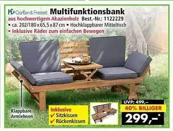 Norma24 Garten & freizeit multifunktionsbank Angebot