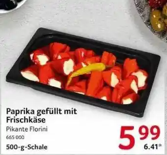 Selgros Paprika gefüllt mit frischkäse Angebot