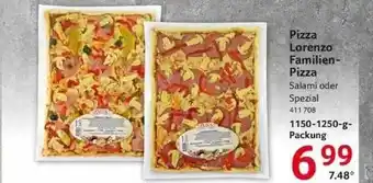 Selgros Pizza lorenzo familien-pizza Angebot