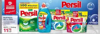 Selgros Persil pulver gel oder discs Angebot