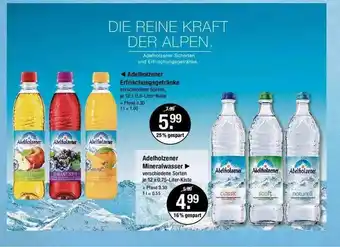 V Markt Adelholzener mineralwasser oder erfrischungsgetränke Angebot