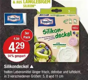 V Markt Silikondeckel toppits Angebot