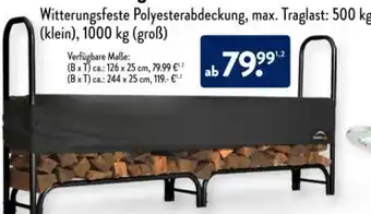 Aldi Nord Kaminholzregal Angebot