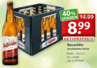 Getränkeland Hasseröder Premium Pils 20x0,5 L Angebot