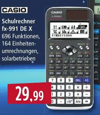 Pfennigpfeiffer Casio Schulrechner fx-991 DE X Angebot