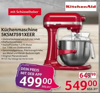 Selgros KitchenAid Kuchenmaschine  l 5KSM7591XEER Angebot