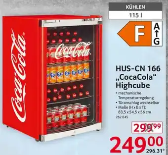 Selgros HUS-CN 166 CocaCola Highcube 115L Angebot