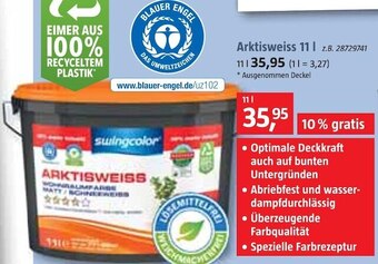 Bauhaus Swingcolor arktisweiss Angebot