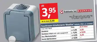 Bauhaus Voltomat feuchtraum-schalterserie 'blueline' aufputz, ip54 Angebot