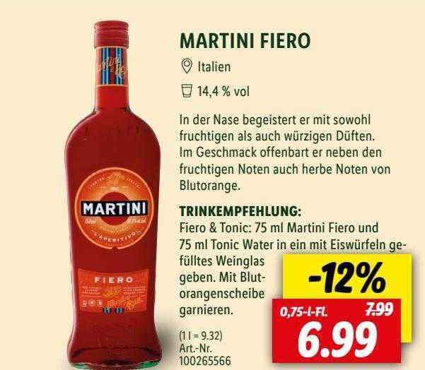 Martini fiero Angebot bei Lidl
