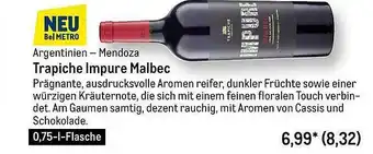 METRO Trapiche impure malbec Angebot